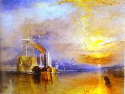 J.M.W. Turner Fighting Temeraire Tugged to Her Last Berth to Be Broken up Spain oil painting artist